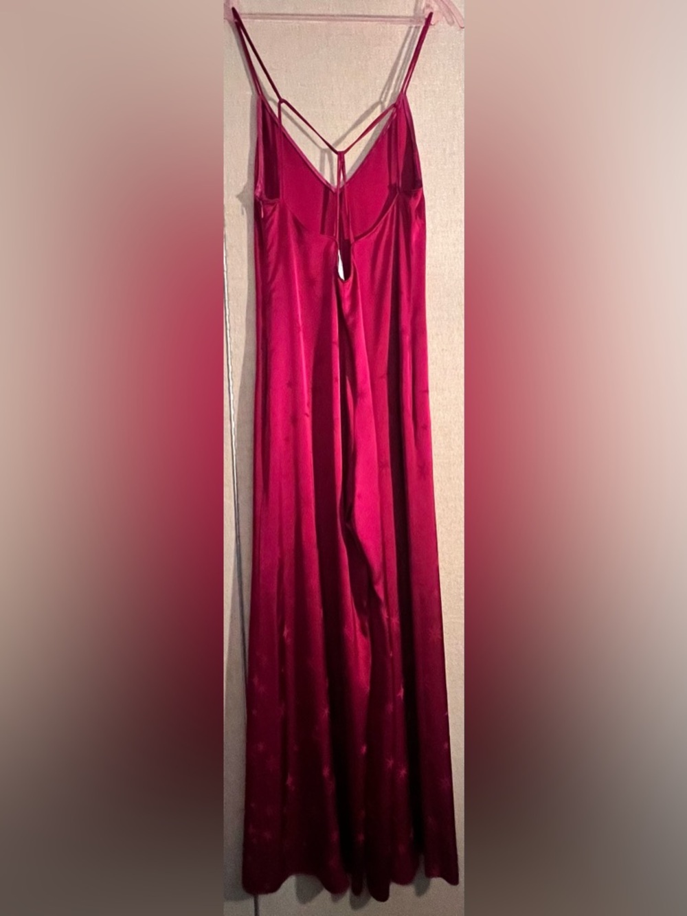 Forte-Forte, Made in Italy. Gorgeous Jacquard Magenta Wide-Leg Jumpsuit - Picture 7 of 9